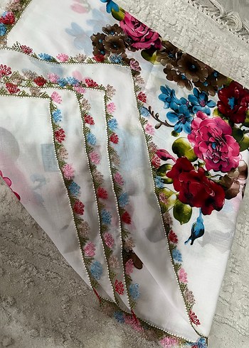 İğne oyası tülbent - Görsel 4