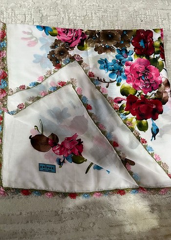 İğne oyası tülbent - Görsel 2