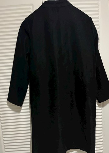 İncilin Siyah trenç - Görsel 4