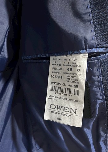 Erkek Lacivert Modern Klasik Takım Elbise - Görsel 9