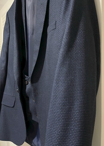 Erkek Lacivert Modern Klasik Takım Elbise - Görsel 5