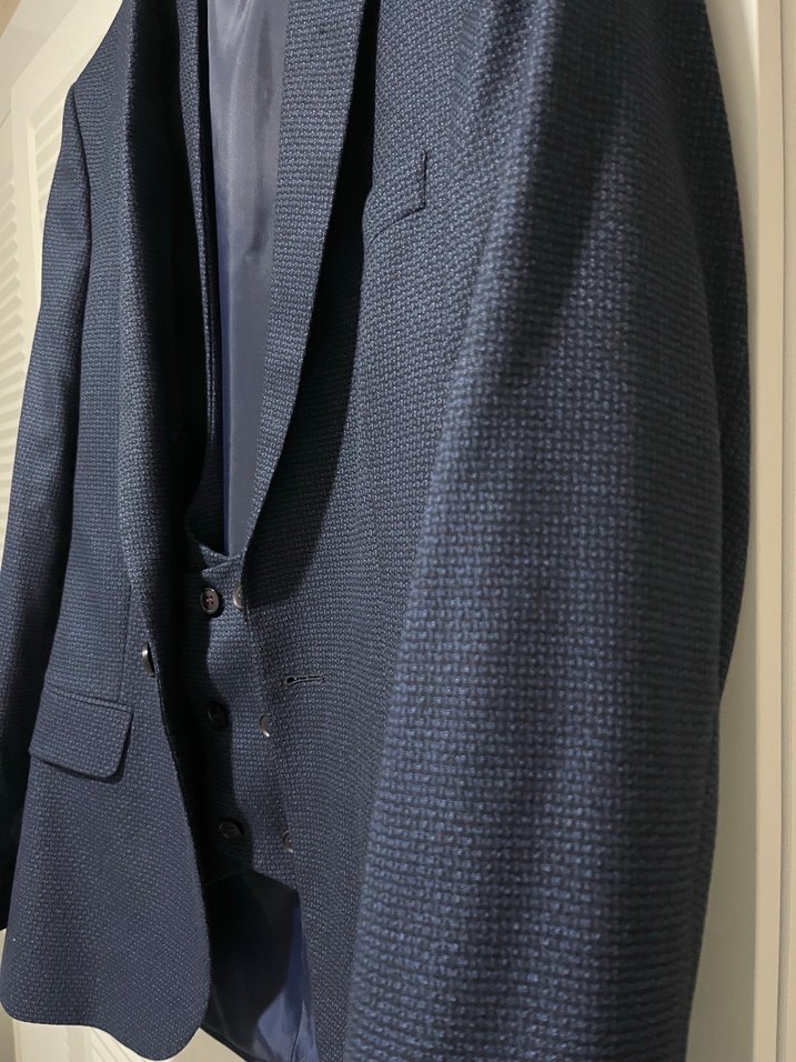 Erkek Lacivert Modern Klasik Takım Elbise - Görsel 5