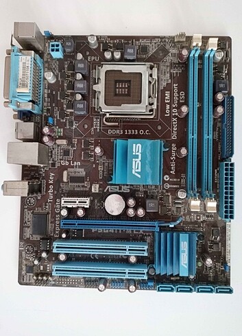 Asus P5G41T-M + Msi G41M-P33 Anakart