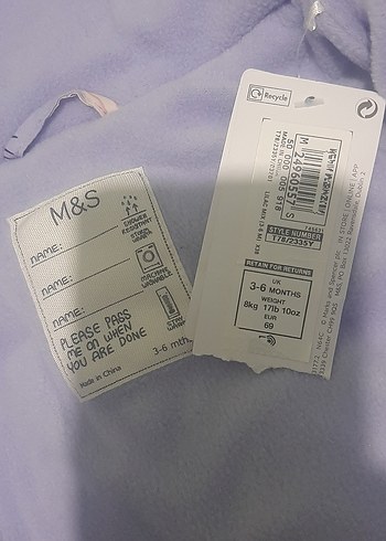 Tavşan Desenli Mor Bebek Tulumu - Görsel 4