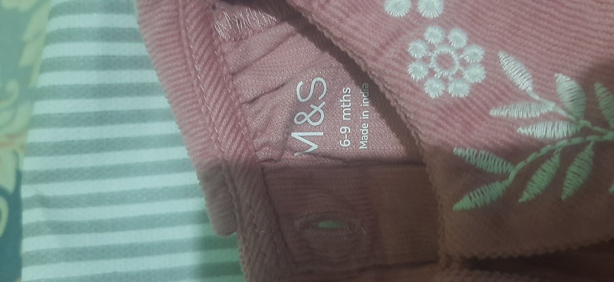 Uzun Kollu, V Yakalı Pembe Kız Elbisesi - Görsel 4