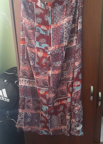 Bohem Tarzı Çok Renkli Uzun Etek