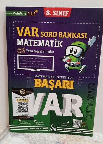 Arı Yayınları 8. Sınıf Var Matematik soru bankası 