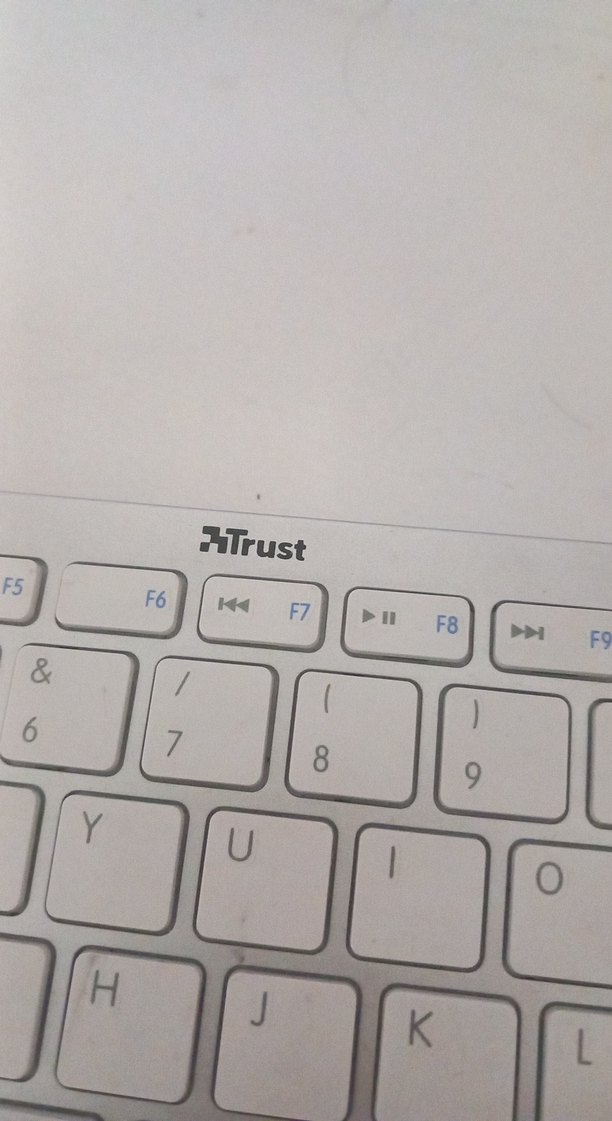 Beyaz Hafif Kablosuz Klavye - Görsel 2