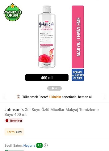 Makyaj temizleyicileri 