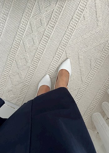Kadın Beyaz Stiletto Topuklu - Görsel 2
