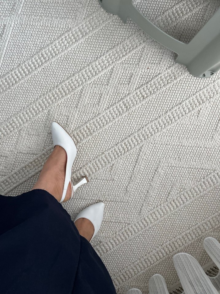 Kadın Beyaz Stiletto Topuklu - Görsel 3