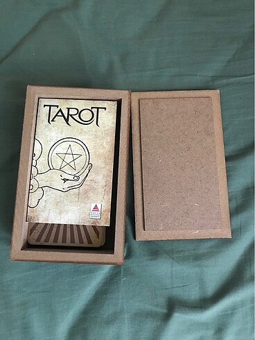 Tahta kutulu tarot seti