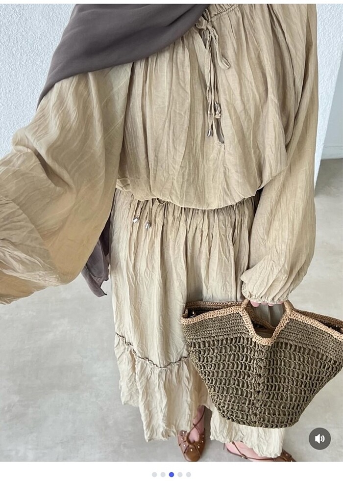 Moda aksa etekli takım - Görsel 2