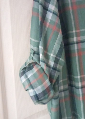 Düğmeli Bohem Kadın Gömlek - Görsel 2