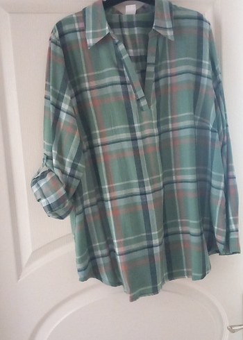 Düğmeli Bohem Kadın Gömlek - Görsel 3