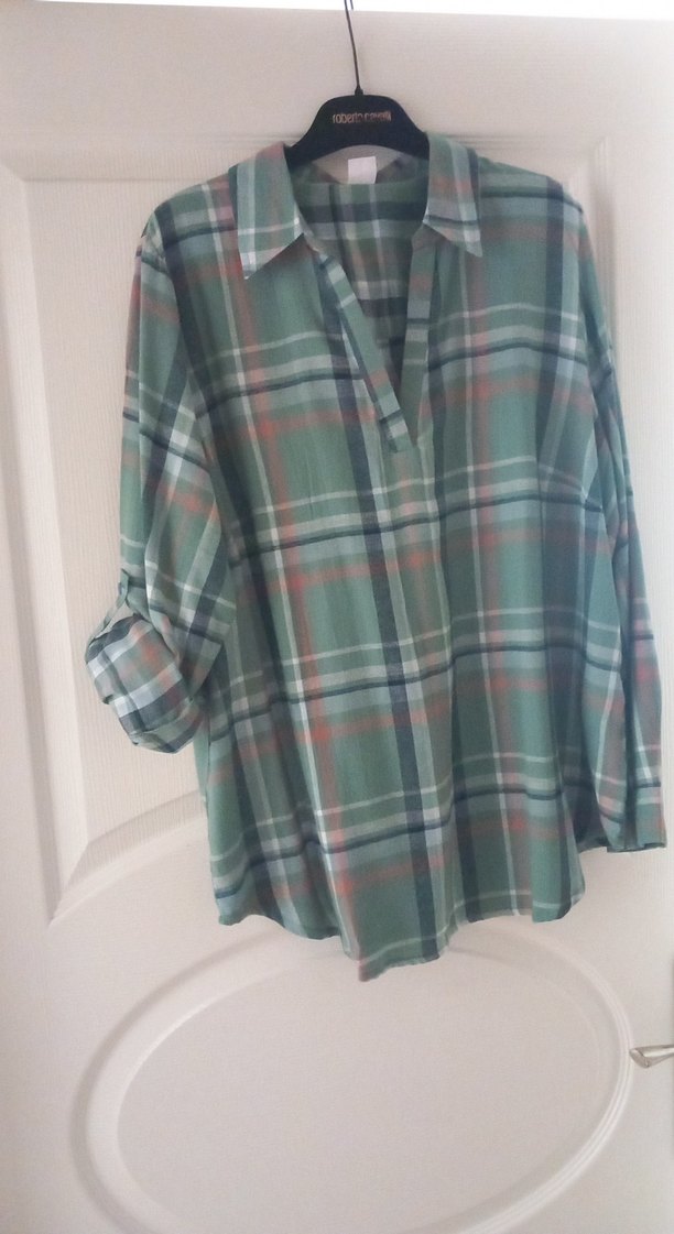 Düğmeli Bohem Kadın Gömlek - Görsel 3