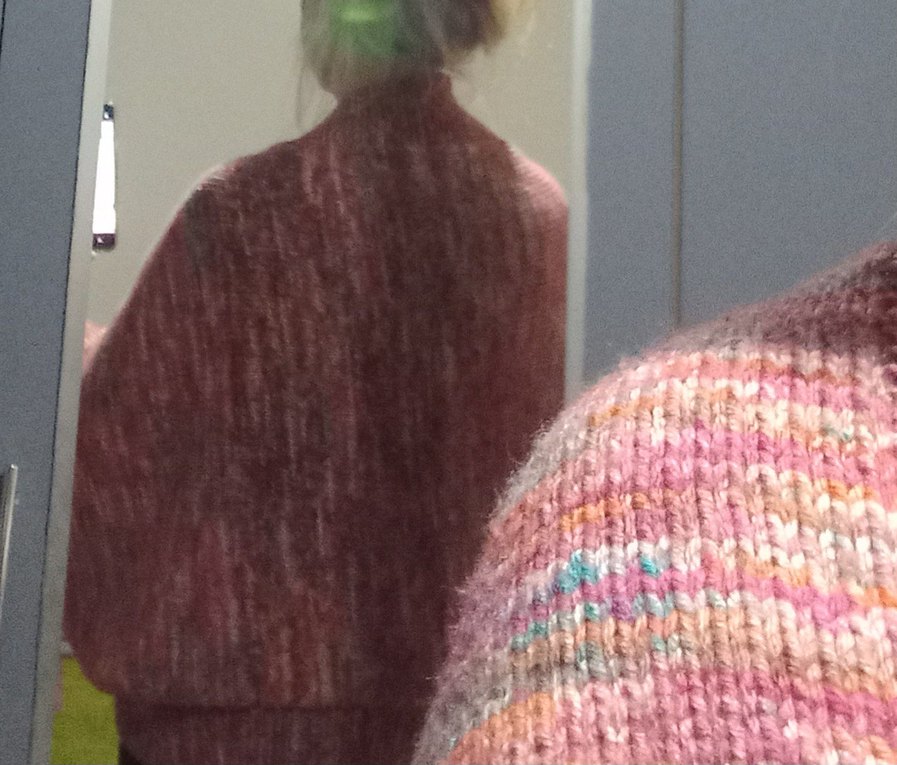 Kadın Çok Renkli Örgü bolero hirka - Görsel 2