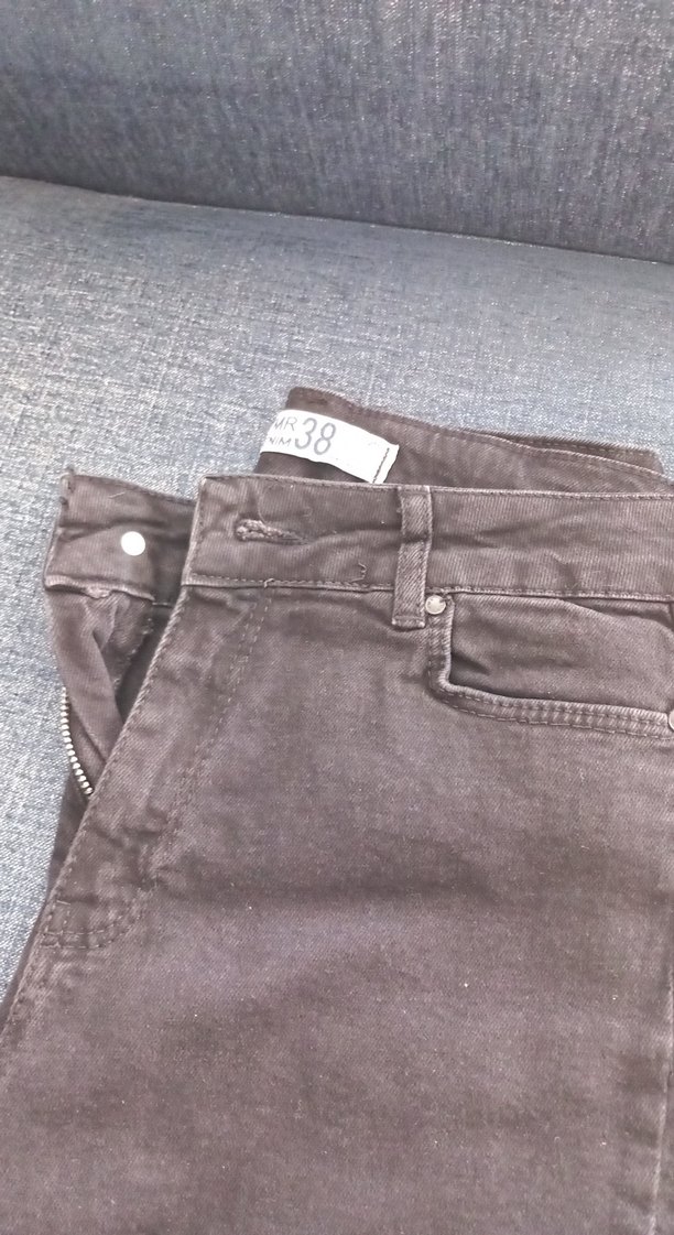 Kadın siyah jean Pantolon - Görsel 2