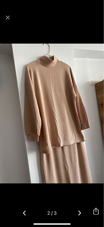 Suud Collection tesettür etekli takım