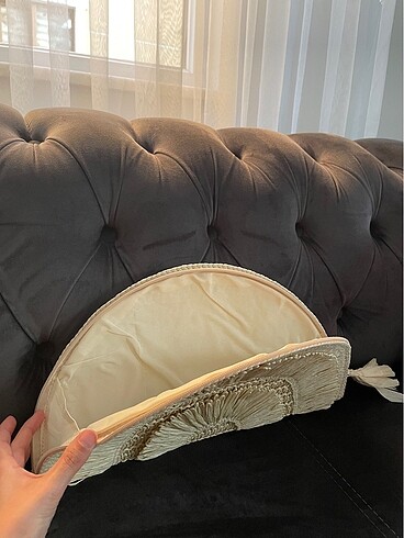  Beden camel Renk Hasır Çanta