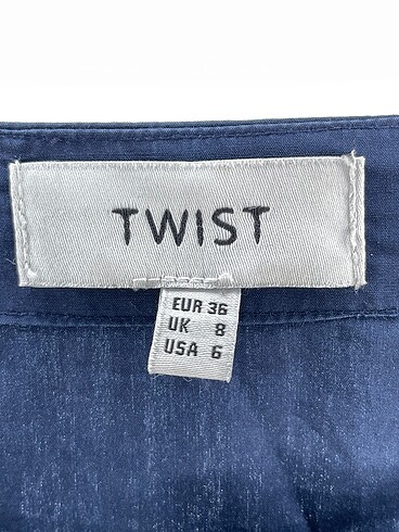 36 Beden lacivert Renk Twist Kısa Elbise %70 İndirimli.