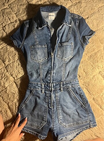 Bershka denim tulum
