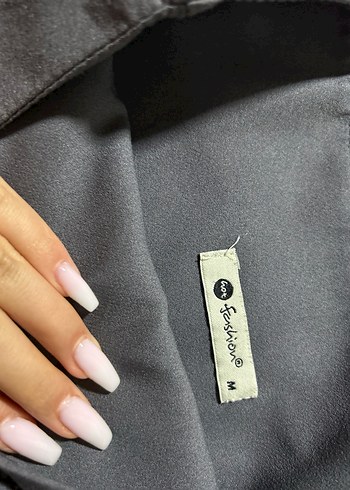 Pileli gri mini şort etek - Görsel 3