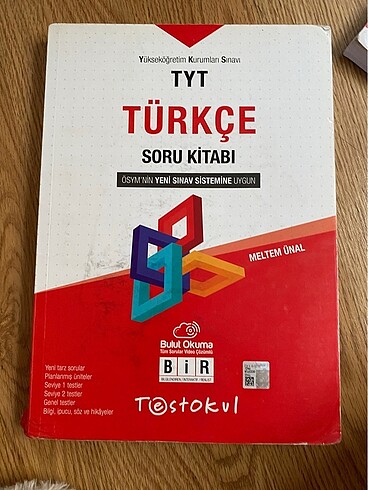 Sınav yayını Türkçe test kitabı