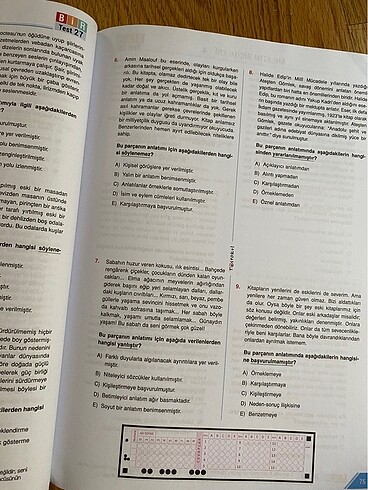 Sınav yayını Türkçe test kitabı - Görsel 3