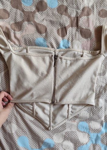 Bej Straplez Kadın Büstiyer - Görsel 3