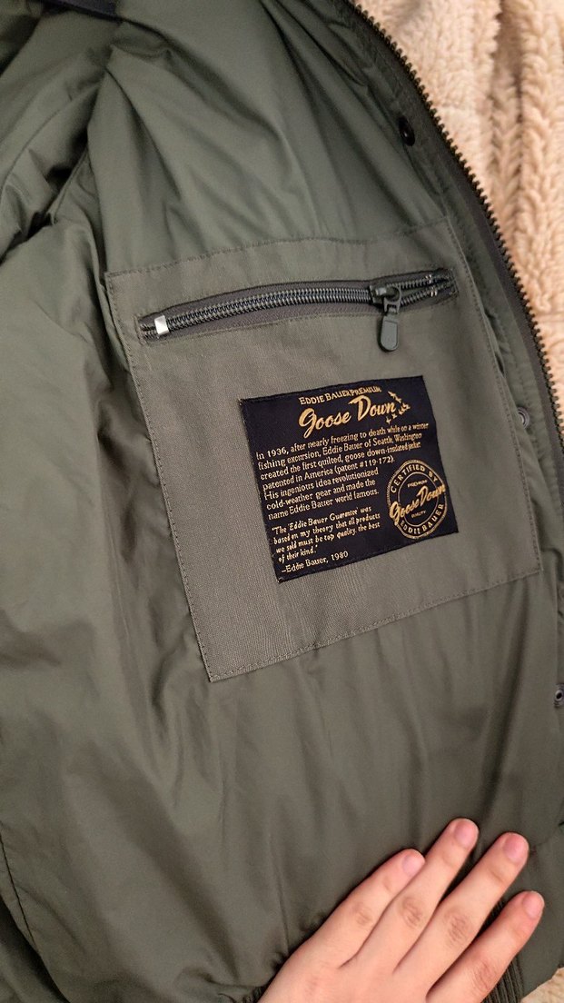 haki Kürklü Kadın Mont - Görsel 5