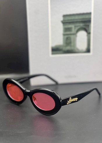 Beyaz Minimalist Kadın Güneş Gözlüğü - Görsel 5