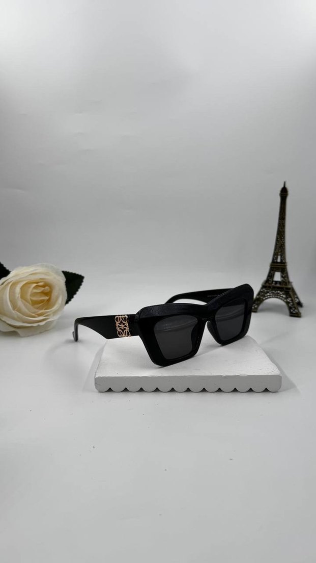 Beyaz Modern Klasik Kadın Güneş Gözlüğü - Görsel 5