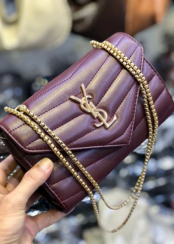 Altın Zincir Detaylı Siyah Deri Kadın Çanta - Görsel 9