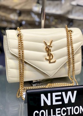 Altın Zincir Detaylı Siyah Deri Kadın Çanta - Görsel 6