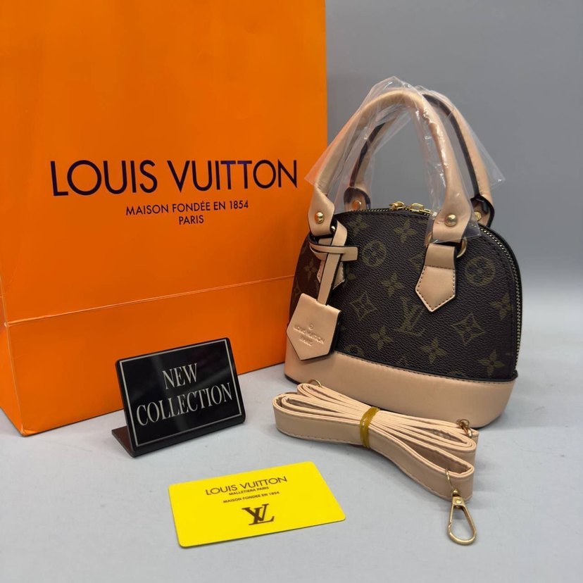 Bej Deri Louis Vuitton Kadın Çanta - Görsel 2