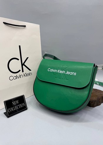 Calvin Klein Turuncu Deri Bel Detaylı Çapraz Çanta - Görsel 7
