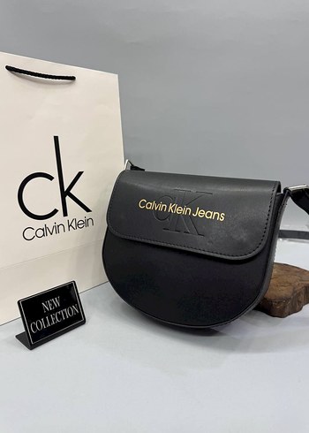 Calvin Klein Turuncu Deri Bel Detaylı Çapraz Çanta - Görsel 5