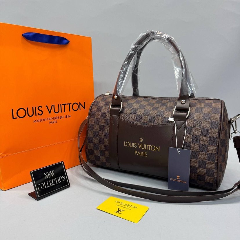 Louis Vuitton  Deri Baskılı Kadın Çanta - Görsel 4