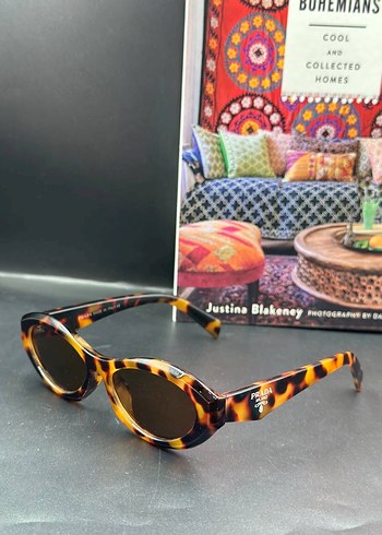 Şeffaf Siyah Prada Gotik Gözlük - Görsel 4