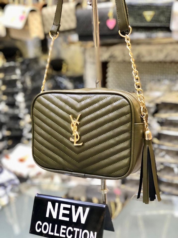 Zincir Detaylı Kahverengi Deri Kadın Çanta - Görsel 2