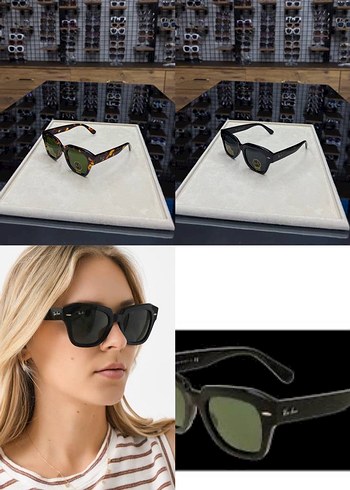 Ray-Ban Siyah Kadın Güneş Gözlüğü - Görsel 4