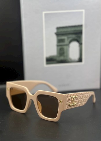 Şeffaf Koyu Kahverengi Klasik Kadın Güneş Gözlüğü - Görsel 3