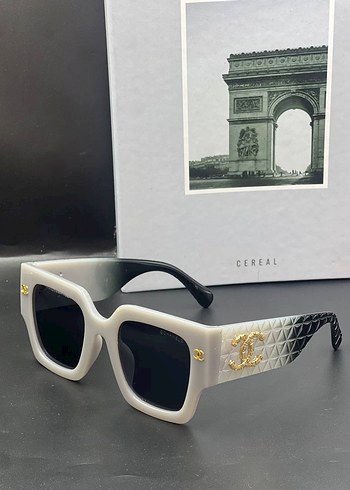 Şeffaf Koyu Kahverengi Klasik Kadın Güneş Gözlüğü - Görsel 4