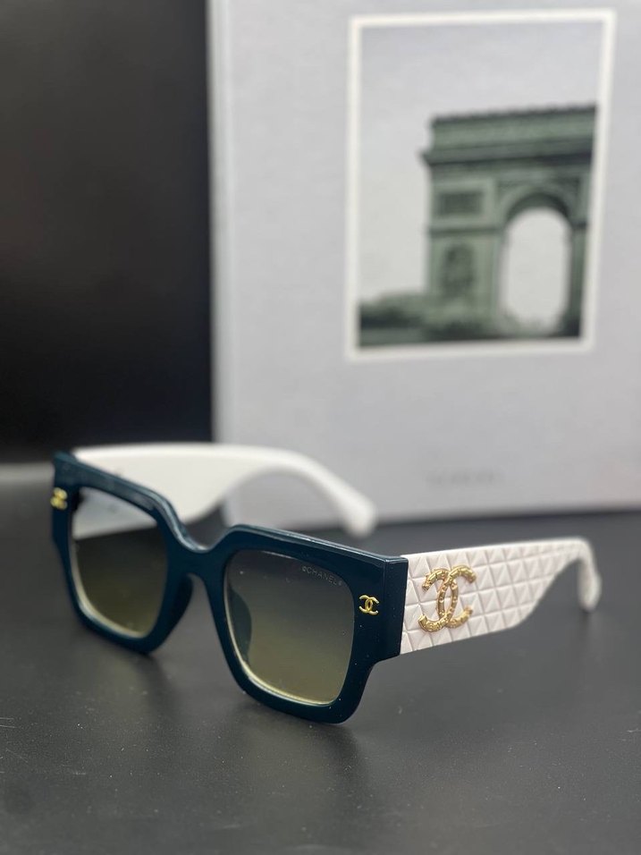 Şeffaf Koyu Kahverengi Klasik Kadın Güneş Gözlüğü - Görsel 2