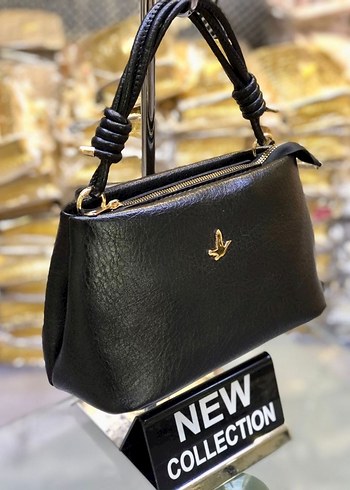 Bordo Deri Kadın Çanta - Görsel 5