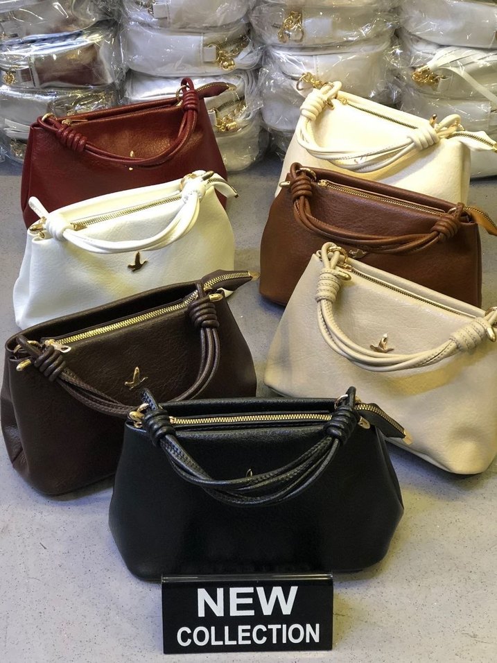 Bordo Deri Kadın Çanta - Görsel 3