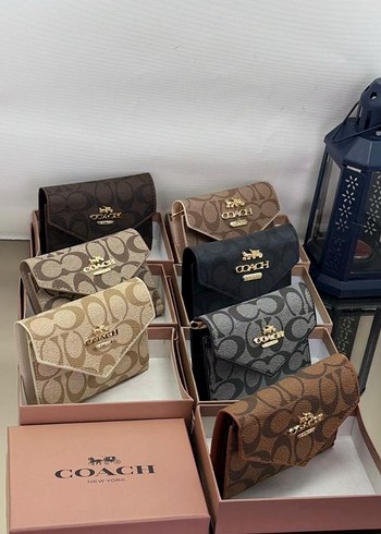 Coach Kahverengi Baskılı Deri Kadın Cüzdan - Görsel 6