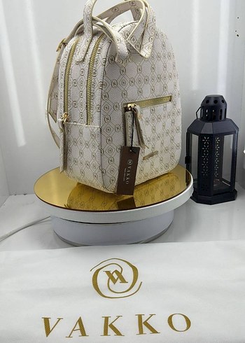 Vakko Kahverengi Deri Kadın Sırt Çantası - Görsel 3