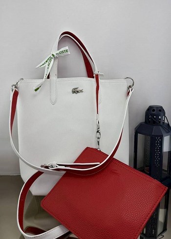 Beyaz Deri Kadın Çanta - Minimalist Stil - Görsel 3